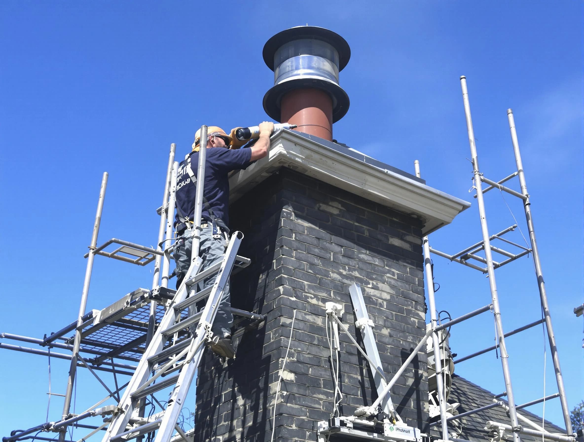 Sturdy chimney crown finished by Midvale Chimney Sweep in Midvale, UT