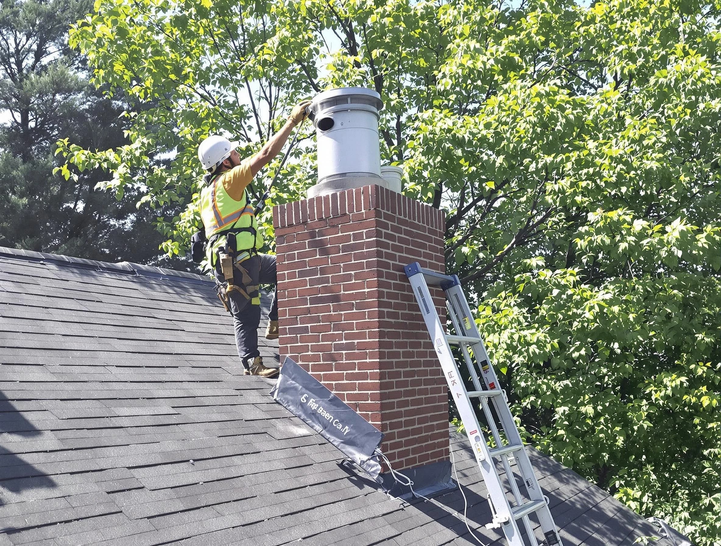 Chimney liner inspection by Midvale Chimney Sweep in Midvale, UT