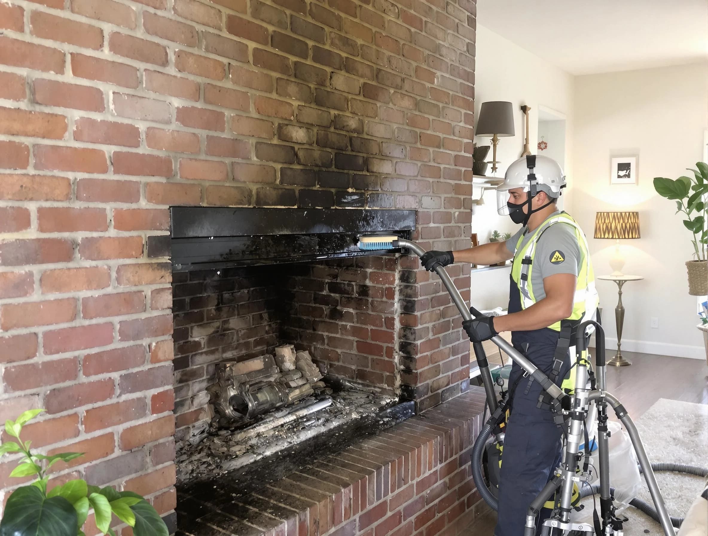 Midvale Chimney Sweep providing fireplace cleaning services in Midvale, UT